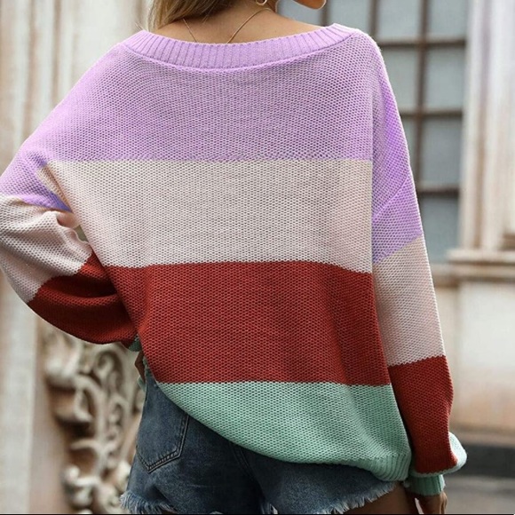 ☺️color block sweater - Picture 2 of 2